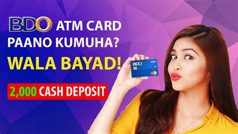 bdo atm pin forgot|Paano Mag.